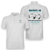 Thumbnail for DJI Matrice 4D design on white polo