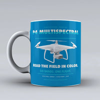 Thumbnail for P4 Multispectral Mug design on turquoise dji