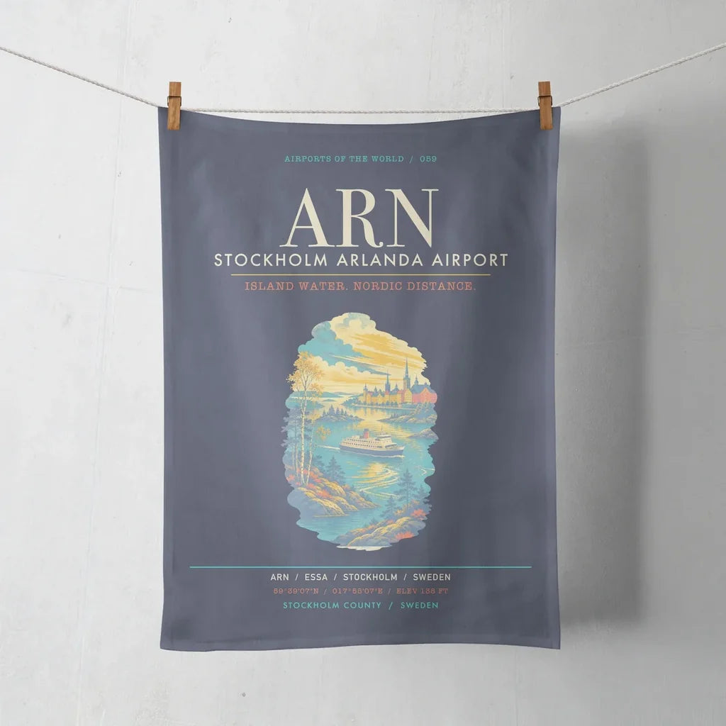 Stockholm Arlanda Airport ARN - Navy Blue