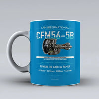 Thumbnail for Mug design on turquoise cfm56 5b