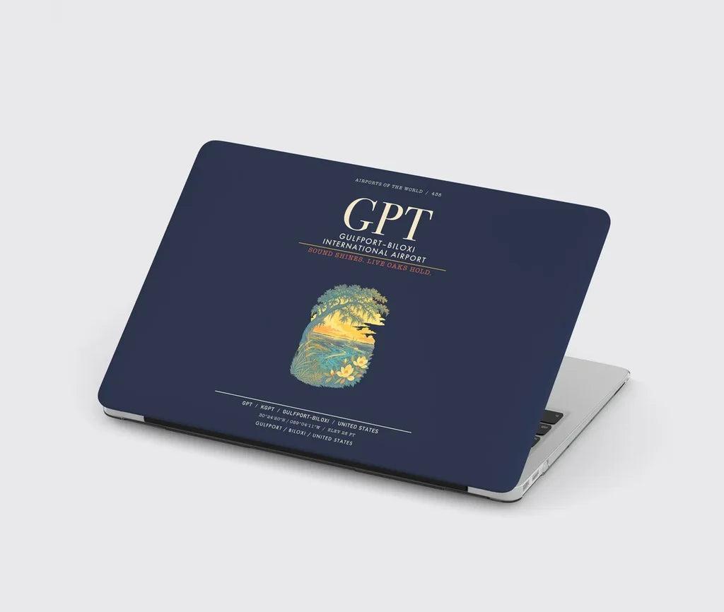 GulfportBiloxi International Airport GPT - Navy Blue