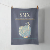 Thumbnail for Santa Maria Public Airport (SMX) design on navy blue towel