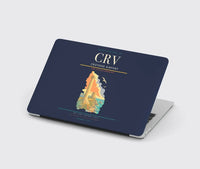 Thumbnail for Crotone Airport (CRV) design on navy blue MacBook case