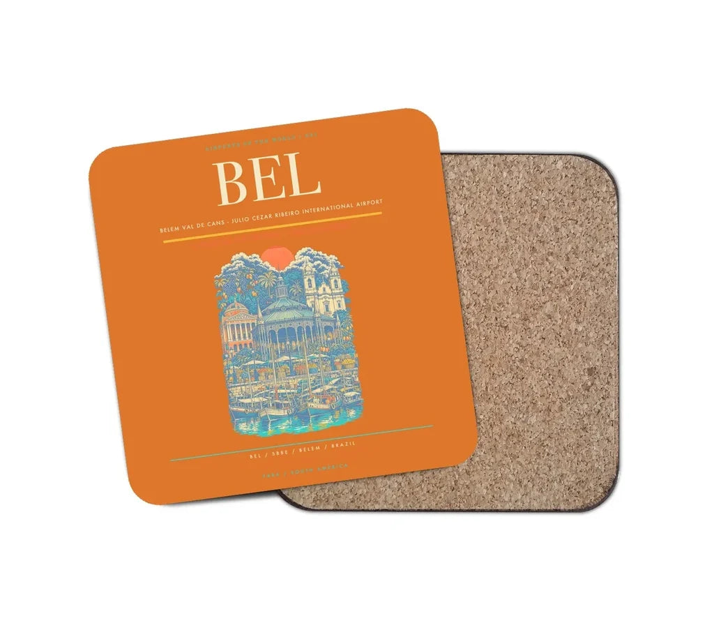 Belem Val de Cans - Julio Cezar Ribeiro International Airport BEL Coaster 1-Piece - Orange