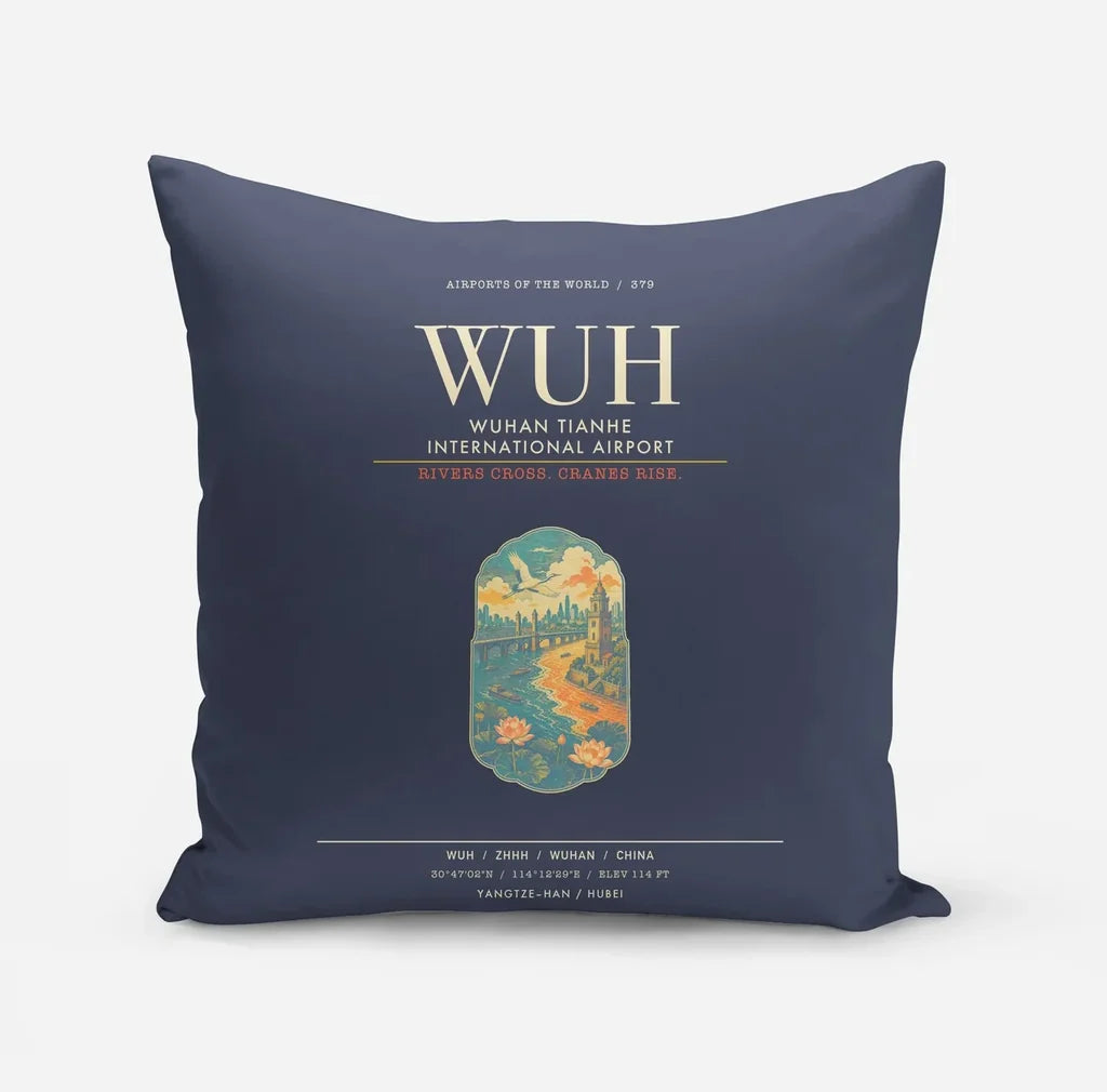 Wuhan Tianhe International Airport WUH - Navy Blue