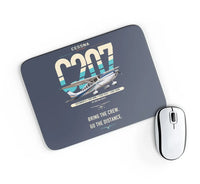 Thumbnail for Cessna T207A Stationair 8 design on navy blue rectangle mouse pad