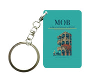 Thumbnail for Mobile Regional Airport (MOB) design on turquoise key chain