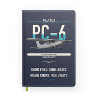 Thumbnail for Pilatus PC-6 Porter design on navy blue notebook