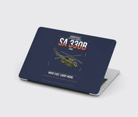 Thumbnail for Aérospatiale SA 330B Puma design on navy blue MacBook case