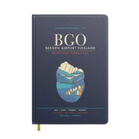 Thumbnail for Bergen Airport Flesland BGO - Seven-Rain Fjord Tapestry - Navy Blue