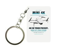 Thumbnail for DJI Mini 4K Key Chain design on white key chain