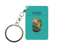 Thumbnail for Ohrid St. Paul the Apostle Airport (OHD) design on turquoise key chain