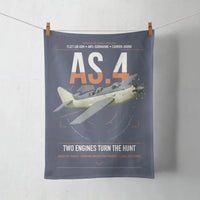 Thumbnail for Fairey Gannet AS.4 design on navy blue towel