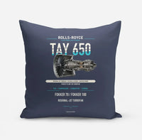 Thumbnail for TAY 650 design on navy blue pillow