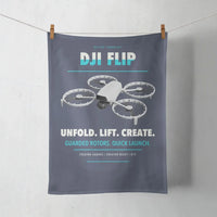 Thumbnail for DJI Flip design on navy blue towel