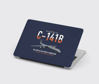 Thumbnail for C-141B Starlifter design on navy blue MacBook case