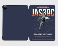 Thumbnail for Saab JAS 39C Gripen design on navy blue ipad tablet case