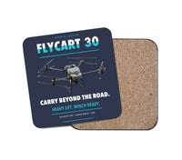 Thumbnail for DJI FlyCart 30 design on navy blue 1 piece coaster