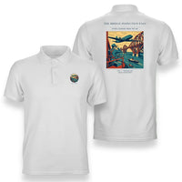 Thumbnail for VINTAGE G4482 - The Bridge Inspection Pass - Double-Side Polo T-Shirt design on white