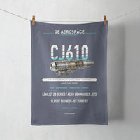 Thumbnail for CJ610 design on navy blue towel