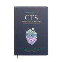 Thumbnail for New Chitose Airport Sapporo CTS - Snowfield Lavender Grid - Navy Blue