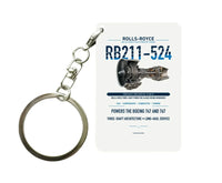 Thumbnail for RB211-524 Key Chain design on white key chain