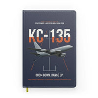 Thumbnail for KC-135 STRATOTANKER design on navy blue notebook