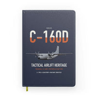 Thumbnail for Transall C-160D design on navy blue notebook