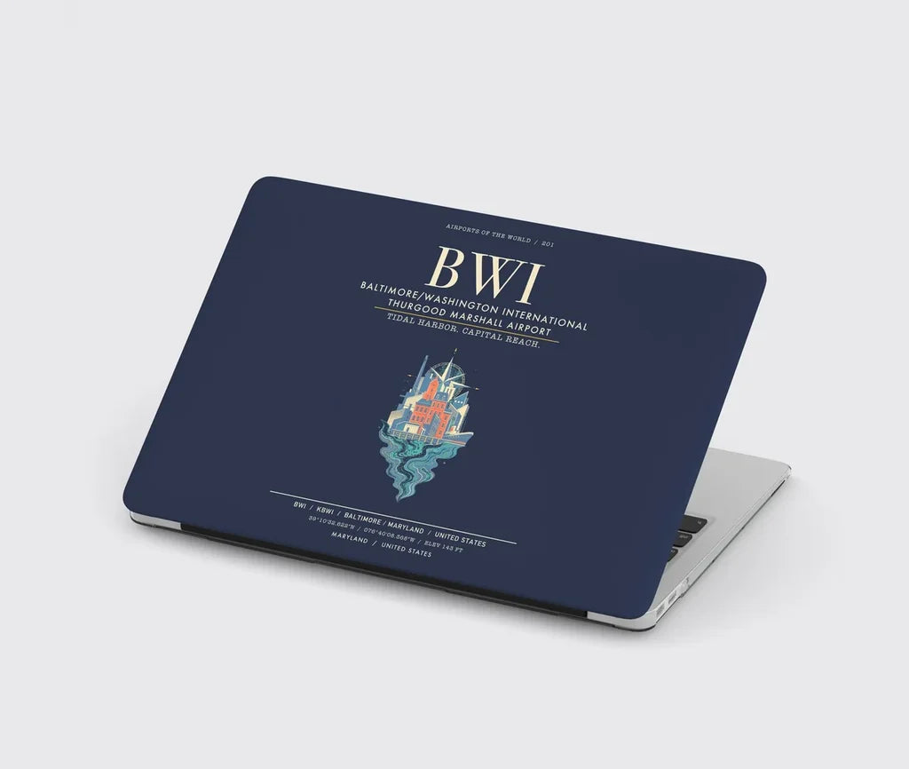 Baltimore-Washington International Thurgood Marshall Airport BWI - Navy Blue