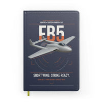 Thumbnail for de Havilland Vampire FB5 design on navy blue notebook