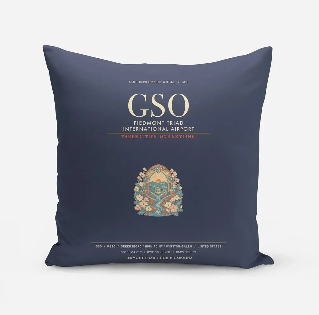Piedmont Triad International Airport GSO - Navy Blue