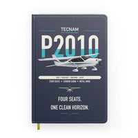 Thumbnail for Tecnam P2010 design on navy blue notebook