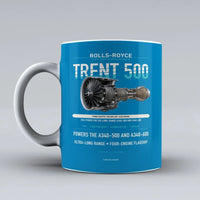 Thumbnail for 500 Mug design on turquoise trent