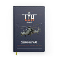 Thumbnail for HAL LCH Prachand design on navy blue notebook