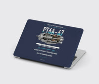 Thumbnail for PT6A-67 design on navy blue MacBook case