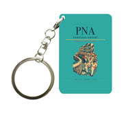 Thumbnail for Pamplona Airport (PNA) design on turquoise key chain