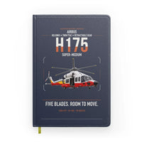 Thumbnail for Airbus H175 design on navy blue notebook