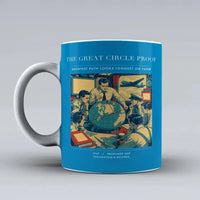 Thumbnail for VINTAGE G4292 - The Great Circle Proof - Ceramic Mug design on turquoise