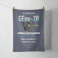 Thumbnail for GEnx-2B design on navy blue towel