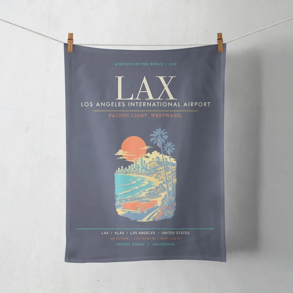 Los Angeles International Airport LAX - Navy Blue
