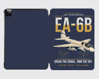 Thumbnail for EA-6B Prowler design on navy blue ipad tablet case