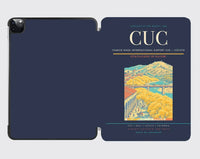 Thumbnail for Camilo Daza International Airport (CUC) design on navy blue ipad tablet case