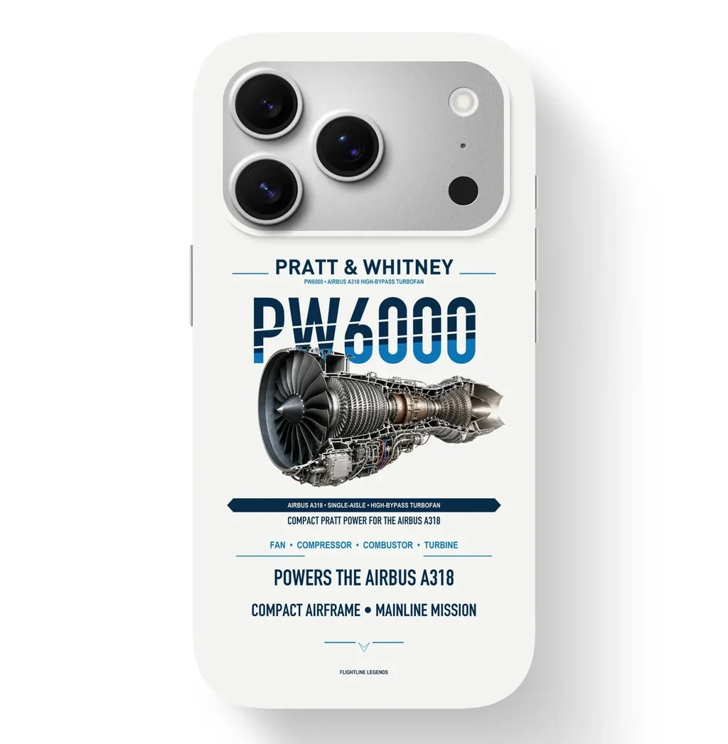 PW6000 Case design on white iphone case