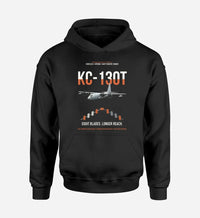 Thumbnail for KC-130T NP2000 design on black double-side hoodie, single-side print