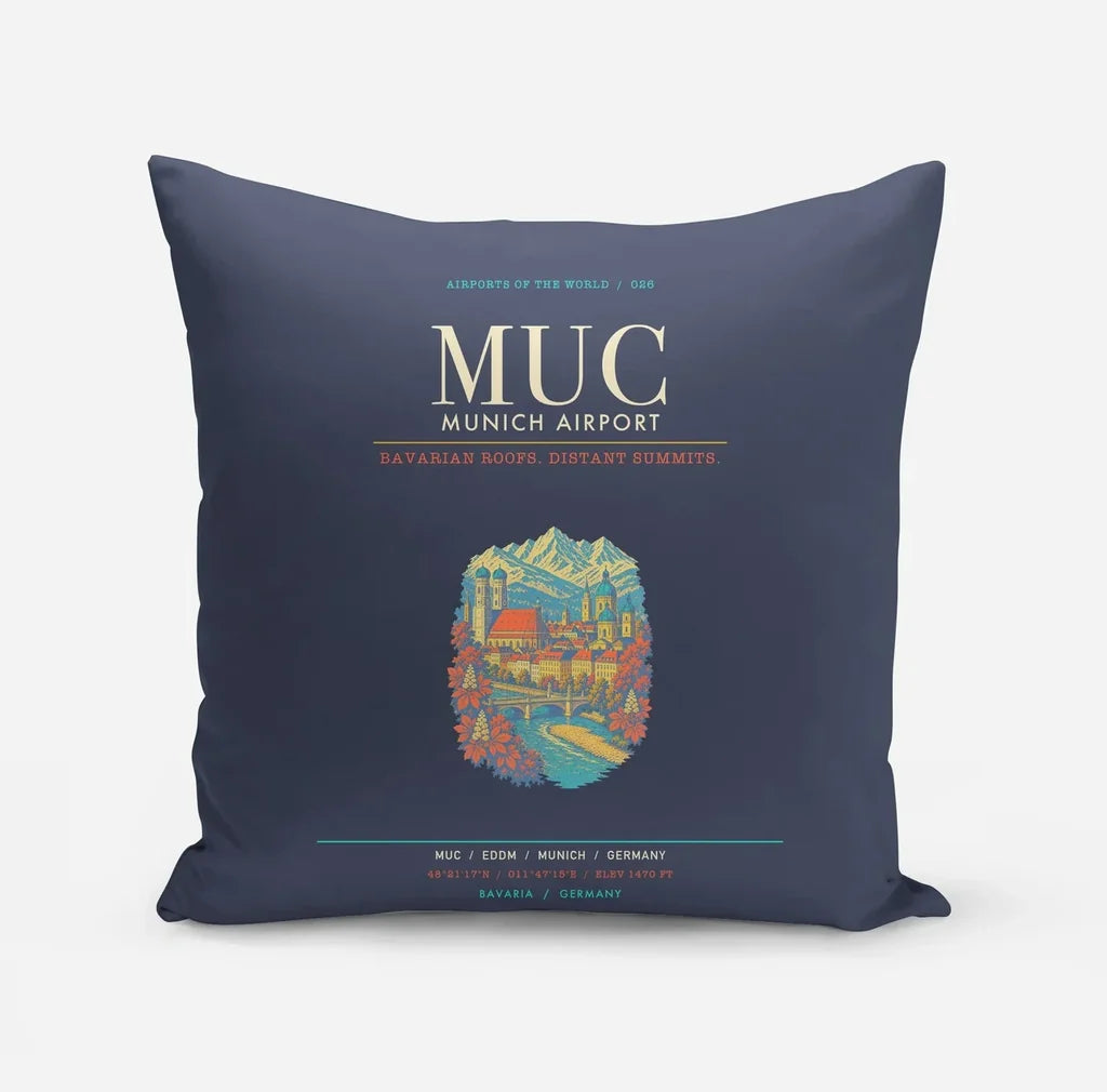 Munich Airport MUC - Navy Blue