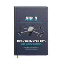 Thumbnail for DJI Air 3 design on navy blue notebook