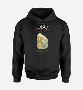 Single-Side Printing — Dubuque Regional Airport (DBQ) Double-Side Hoodie