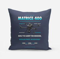 Thumbnail for DJI Matrice 400 design on navy blue pillow