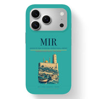 Thumbnail for Monastir Airport (MIR) design on turquoise iPhone 17 Pro MagSafe case