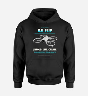 Single-Side Printing — DJI Flip Drone Double-Side Hoodie